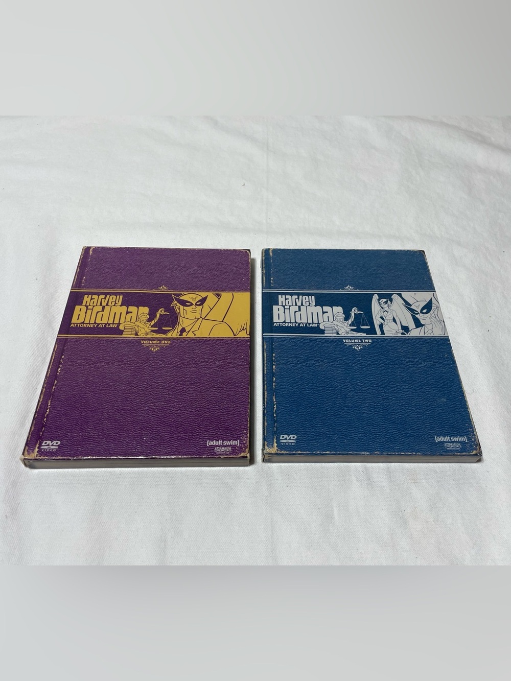 Harvey Birdman Attorney At Law DVD Set Volumes 1 & 2 Adult Swim Tested